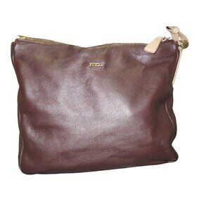 FURLA Capricious Italian Leather 2 way crossbody or shoulder bag In a rich Brown